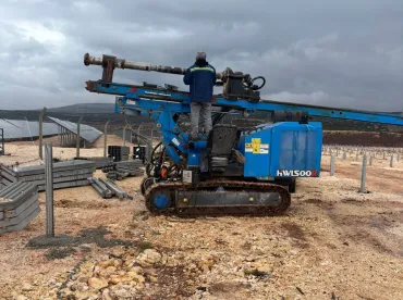 Şanlıurfa Güneş Paneli Kolon Ayakları Ön Delgi